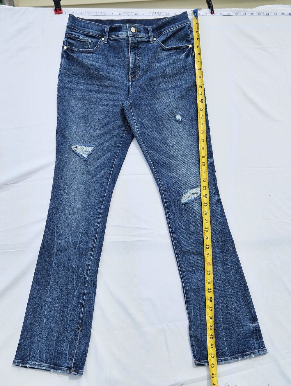 Express Mid Rise Women's Jeans - Blue Size 12R